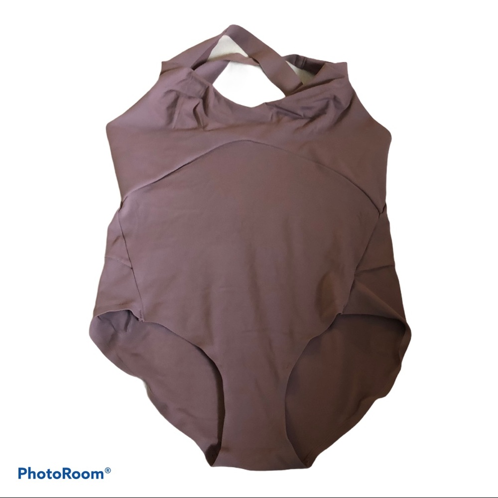 Athleta Pirouette Leotard Flora Mauve NWT XL